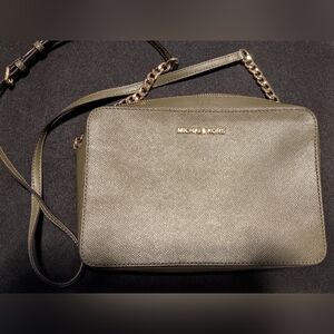 Michael Kors Olive Green Crossbody Bag